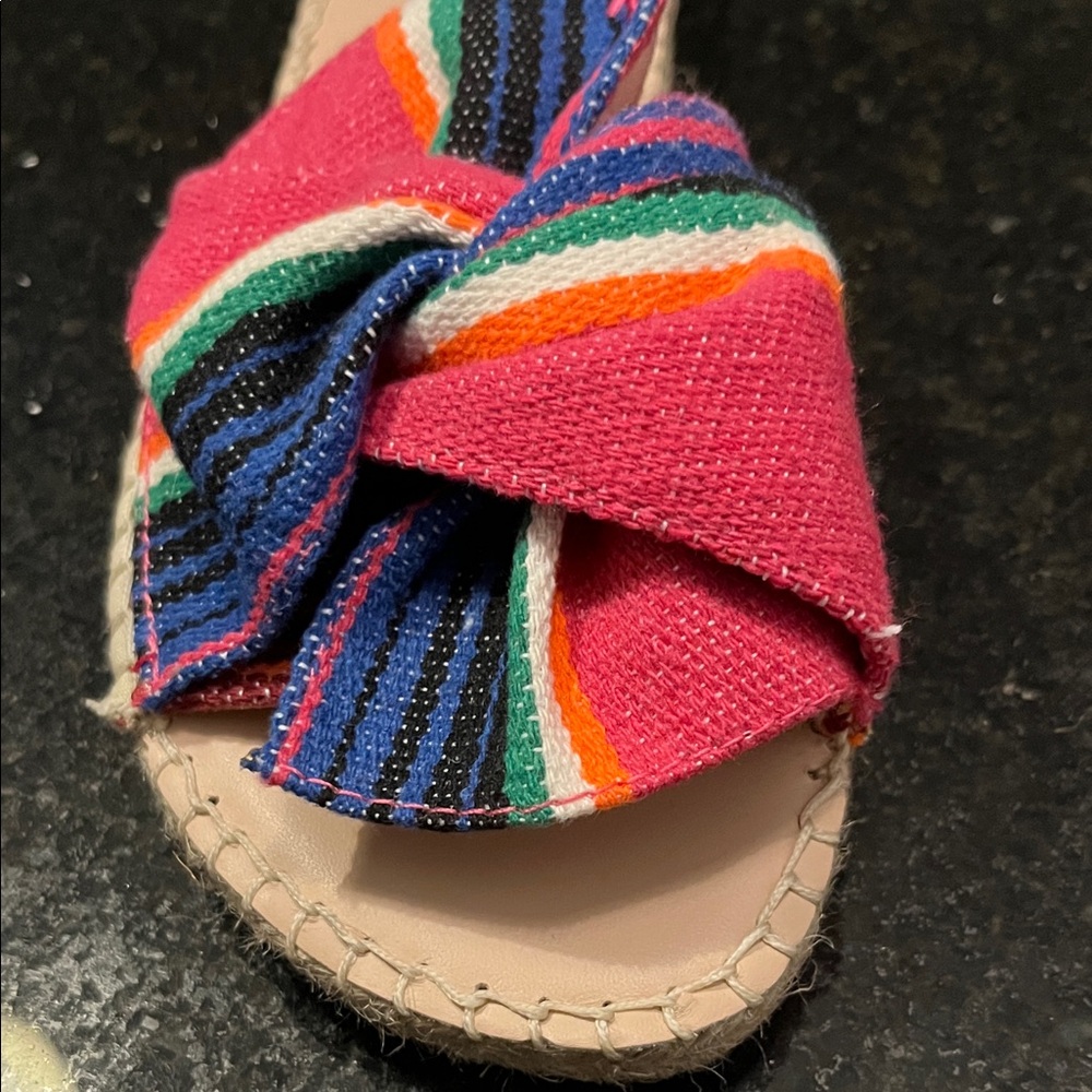 Manebi Women's Colorful Knotted Slide espadrille sandals - Picture 2 of 4